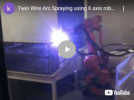 twin wire arc spraying video